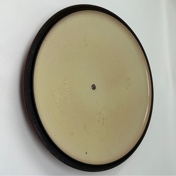 Le Creuset Kitchen Le Ceuset Skillet Lid Only Enamel Cast Iron Red